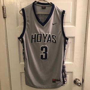 Allen Iverson Georgetown Hoyas Gray Nike Jersey